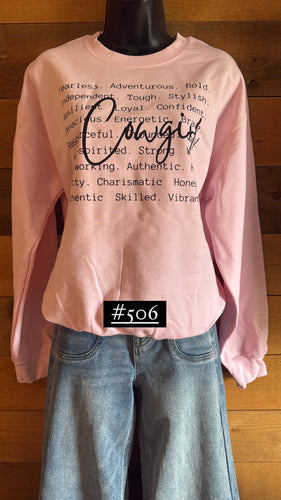 Crewneck -#506 -adult M-blemished