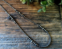 Load image into Gallery viewer, 3-6MM GRADUAL -STERLING SILVER PEARL BEADED NECKLACE