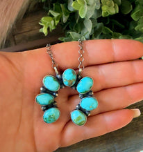 Load image into Gallery viewer, “Lady Jet” Handmade Sterling Silver Sonoran Gold Turquoise Naja Necklace