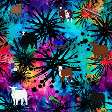 Load image into Gallery viewer, All breeds tie dye 2 beach towel