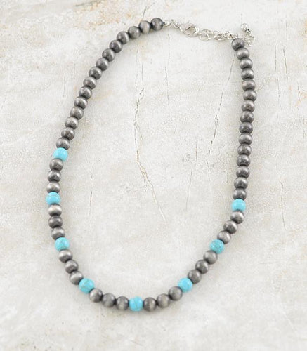 Navajo single strand - turquoise