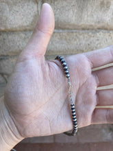 Load image into Gallery viewer, 3-6MM GRADUAL -STERLING SILVER PEARL BEADED NECKLACE