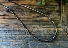 Load image into Gallery viewer, 3MM -STERLING SILVER PEARL BEADED NECKLACE