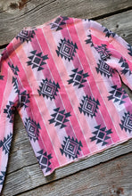 Load image into Gallery viewer, Pink Aztec mesh top