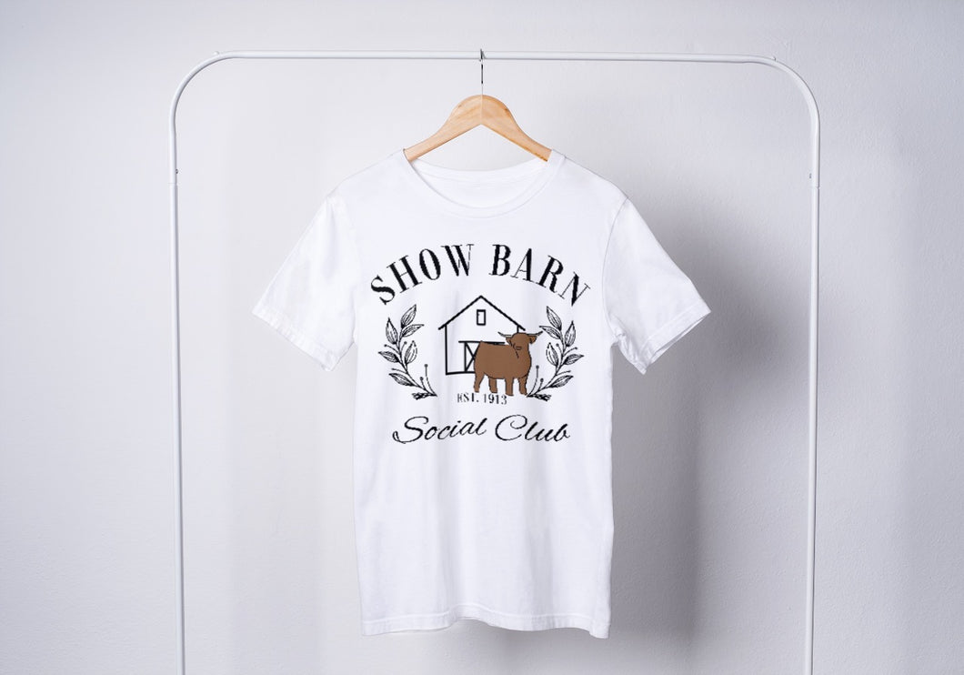 Show barn T-shirt - highland( multiple colours)