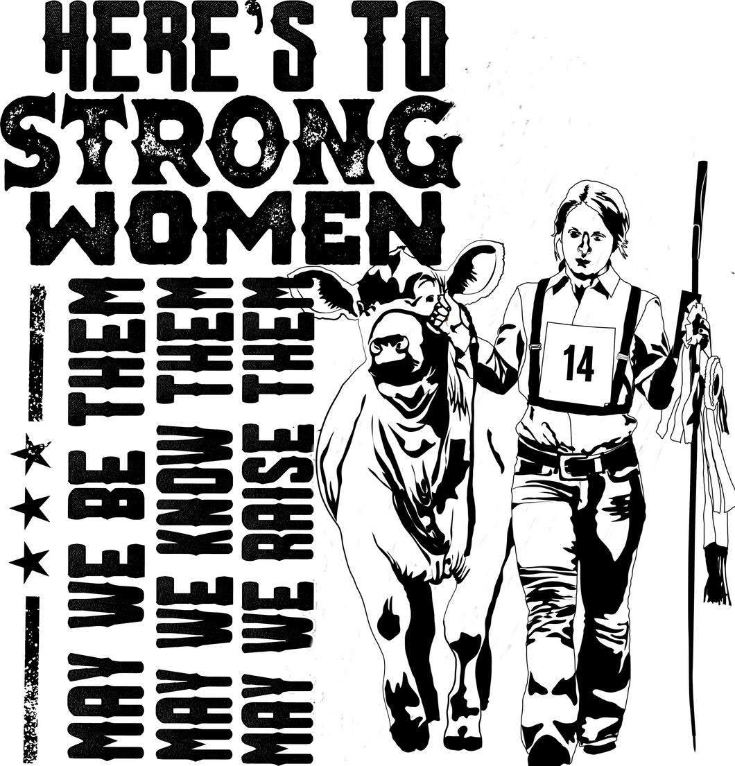 Strong women - cow option tumbler