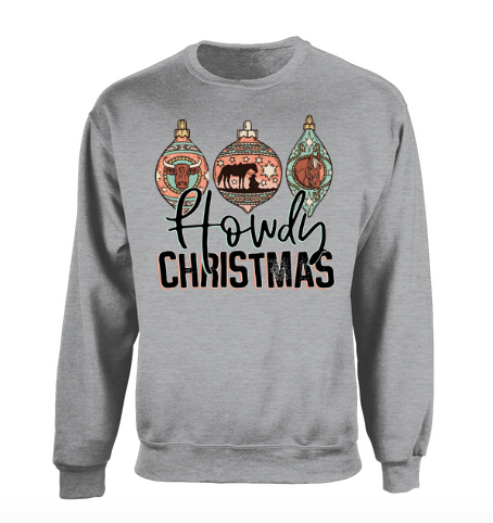 Howdy christmas crewneck