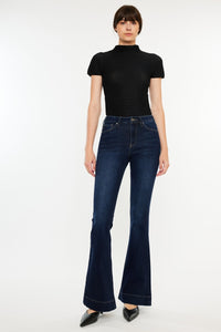 Roxanne High Rise Flare Jeans- dark wash