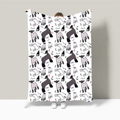 All breeds light fleece blankets multiple sizes