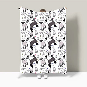 All breeds light fleece blankets multiple sizes