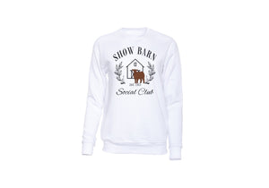 Show barn crewneck - red (multiple colours