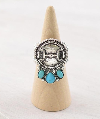 Horse bit concho ring