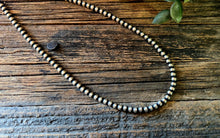 Load image into Gallery viewer, 4MM -STERLING SILVER PEARL BEADED NECKLACE