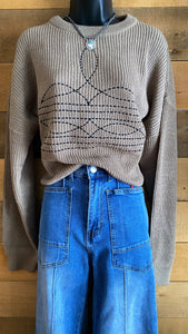 Yuma stitch - beige