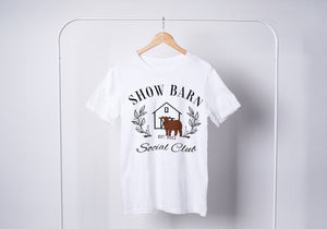 Show barn T-shirt - red(multiple colours)