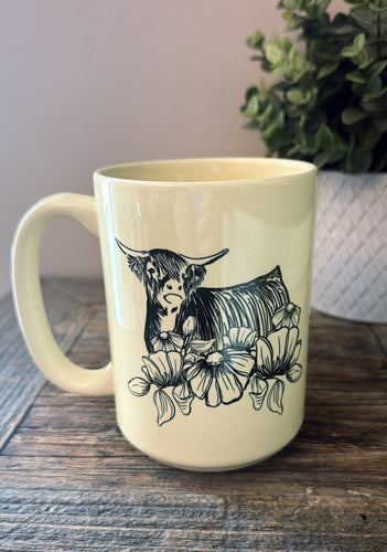 Spring highland -butter-ceramic