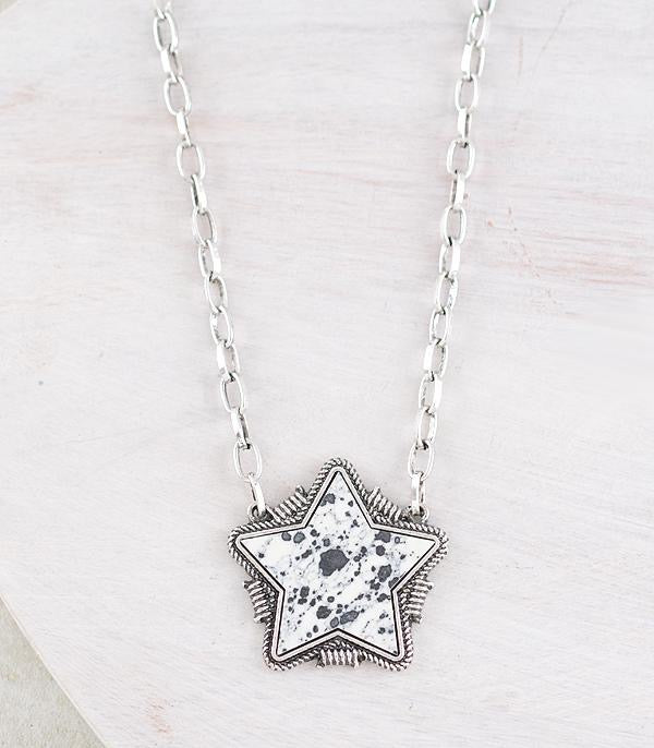 Star pendant - white