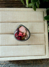 Load image into Gallery viewer, “Lana” Handmade Sterling Silver Dahlia Rose Adjustable Ring