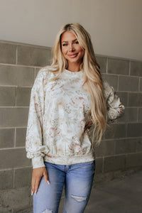 Blooming Beauties Ampersand crewneck