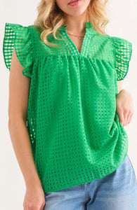 Babydoll Top- Green