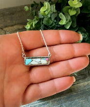 Load image into Gallery viewer, HANDMADE STERLING SILVER COTTON CANDY BAR NECKLACE