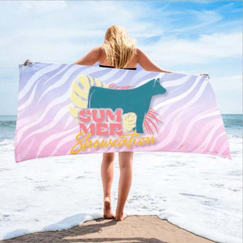 Summer showcation beach towel