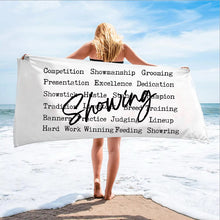Load image into Gallery viewer, Showing- beach towels(multiple colours)