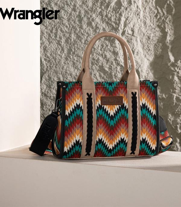 Wrangler southwestern tote -black