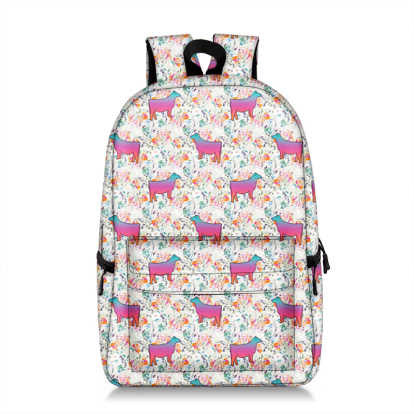 Multi coloured heifer backpack