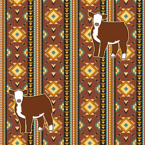 Aztec hereford brown -Sheet Set