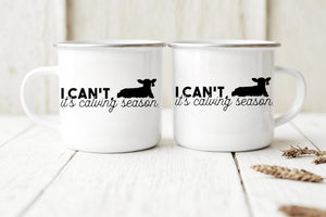 Camping mug -calving season collection (multiple patterns available)