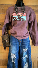 Load image into Gallery viewer, Cowgal crewneck (multiple colours)