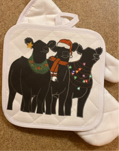 Load image into Gallery viewer, Christmas designs (over 20 options)-double ended pot holder
