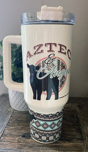 Handled tumbler 40z - Angus & Aztec