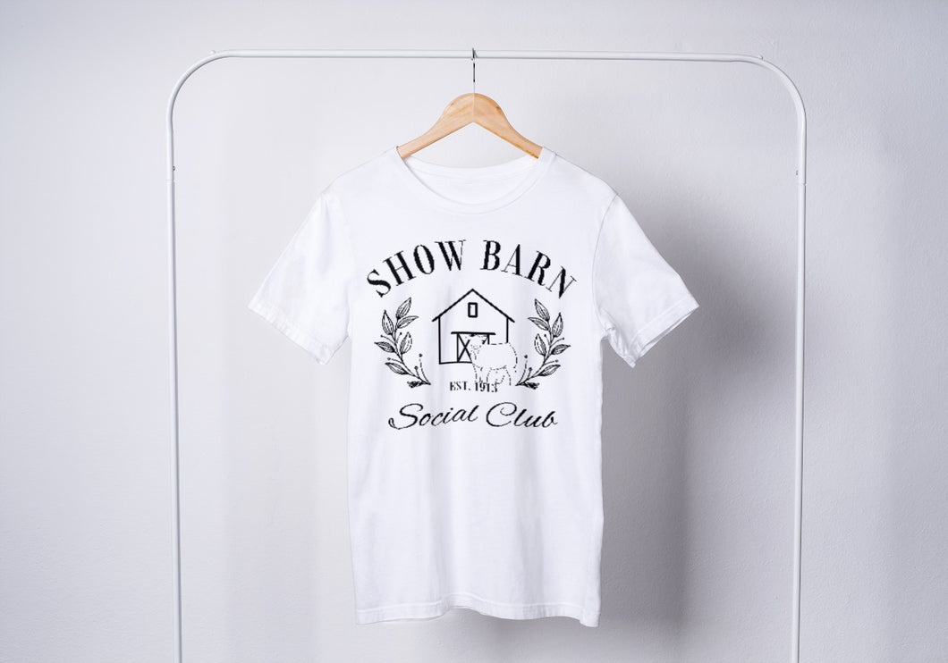 Show barn T-shirt - white(multiple colours)