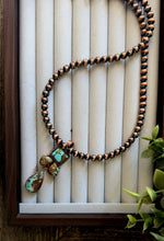Load image into Gallery viewer, “Penny”Copper &amp; Turquoise Pendant