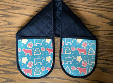 Load image into Gallery viewer, Christmas designs (over 20 options)-double ended pot holder