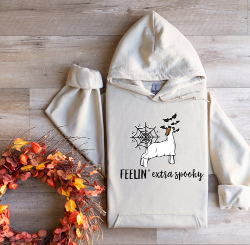 Feelin extra spooky -goat-hoodie
