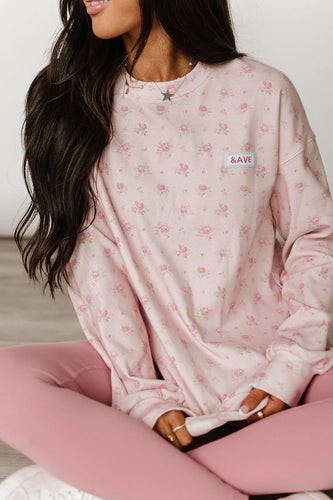 Ampersand University Crew - Tea Rose