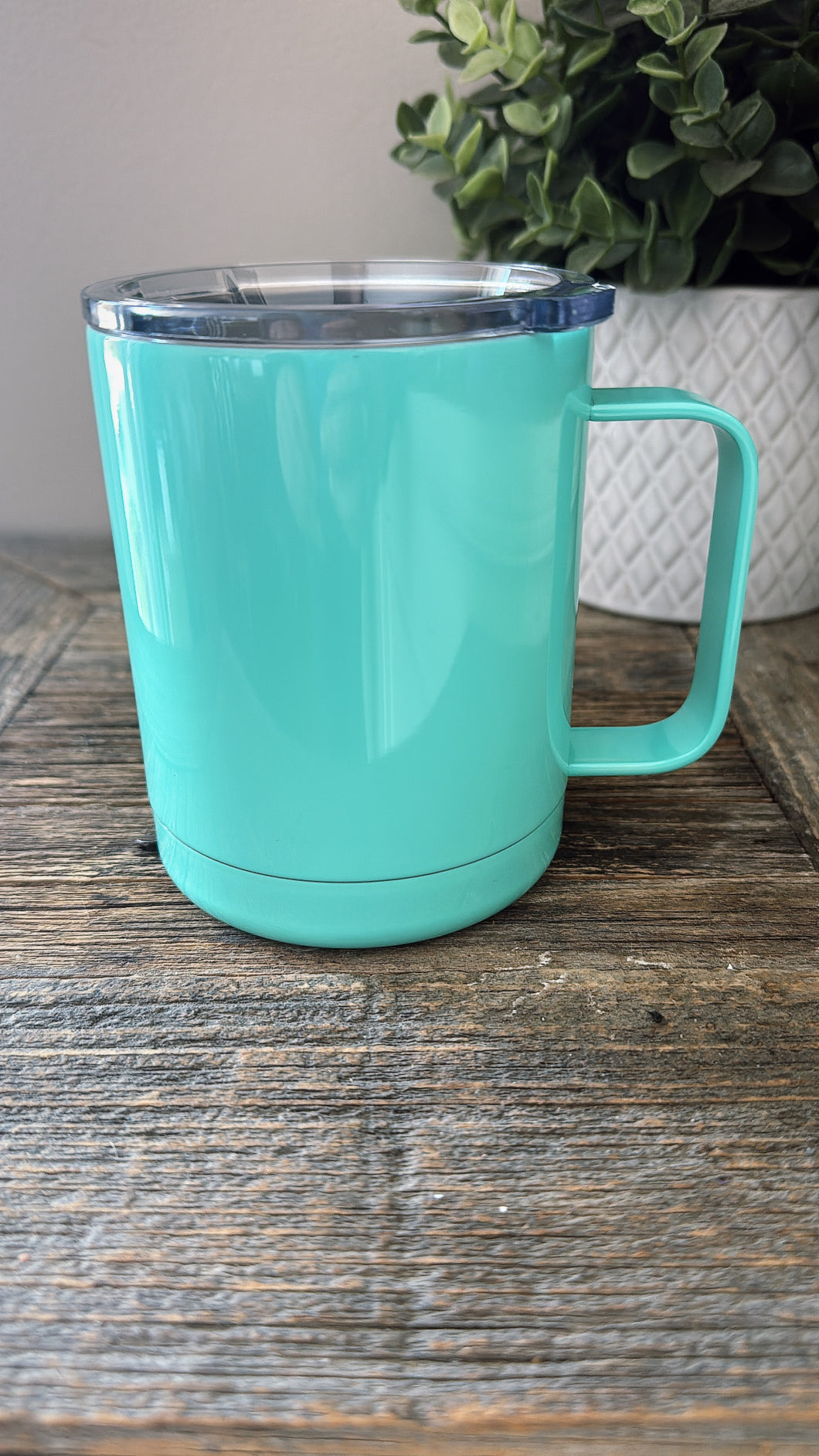 Strong women- horse -travel mug