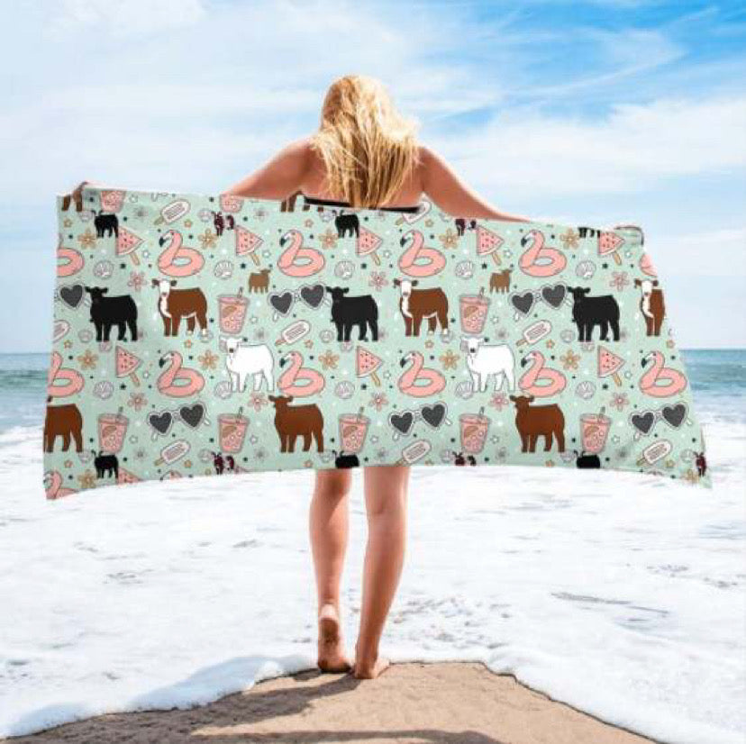 All breeds summer beach towel