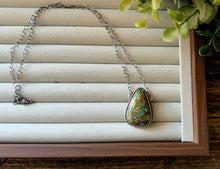 Load image into Gallery viewer, “Pretentious” Native  Handmade Sterling Silver Royston Turquoise  Necklace