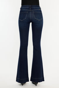 Roxanne High Rise Flare Jeans- dark wash