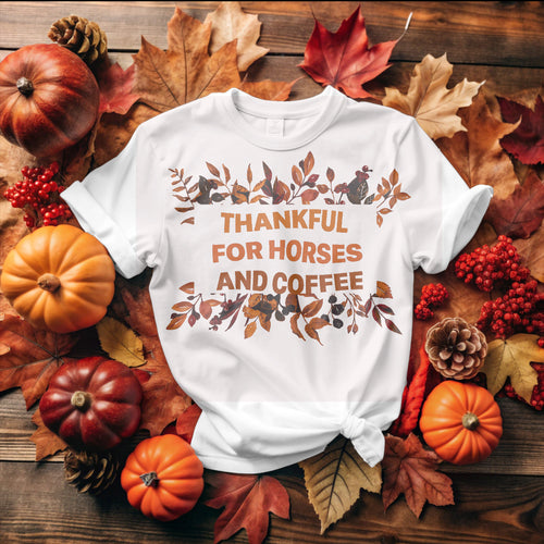 Horses & coffee  (multiple colours)