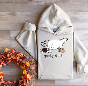 Spooky B*tch dairy cow-hoodie