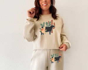 Boho Cow -sweatpants (multiple colours)