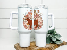 Load image into Gallery viewer, Pumpkin Beef  Handled tumbler 40z - ( multiple breed selections)