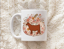 Load image into Gallery viewer, Pumpkin beef ( multiple breed options)ceramic mug