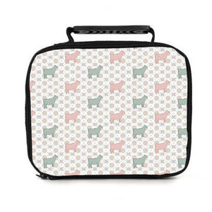 Pastel heifer lunch bag