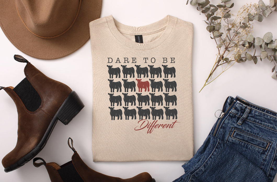 Youth- dare - red -  t shirt - multiple colours